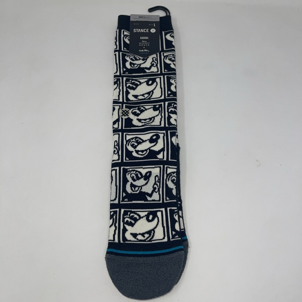Men's Large Stance Keith Haring X Disney Mickey Mouse Socks